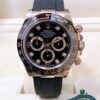 Rolex replica daytona oysterflex 116515LN rose gold diamond dial