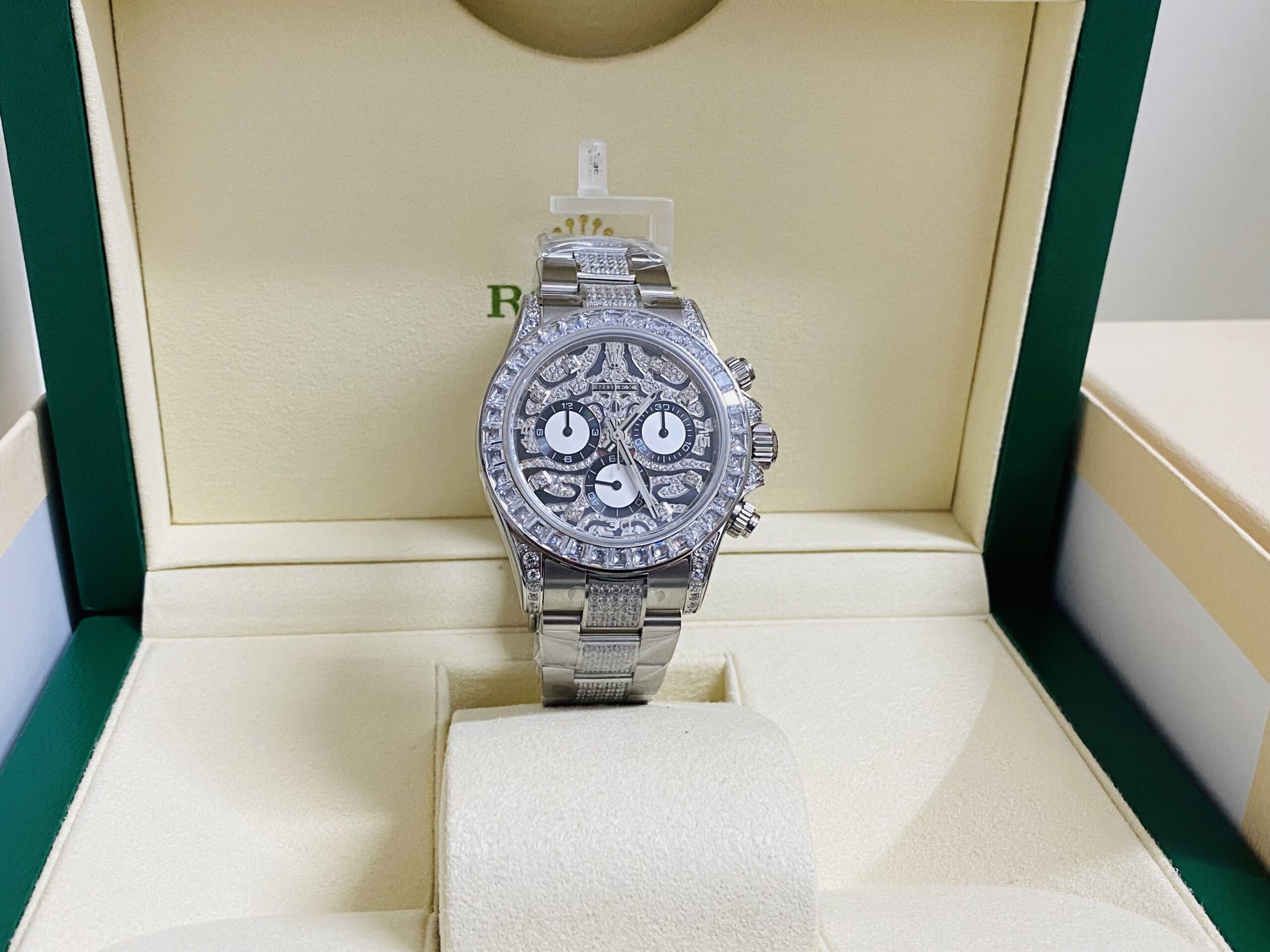 Rolex replica daytona Tiger 116599TBR white gold