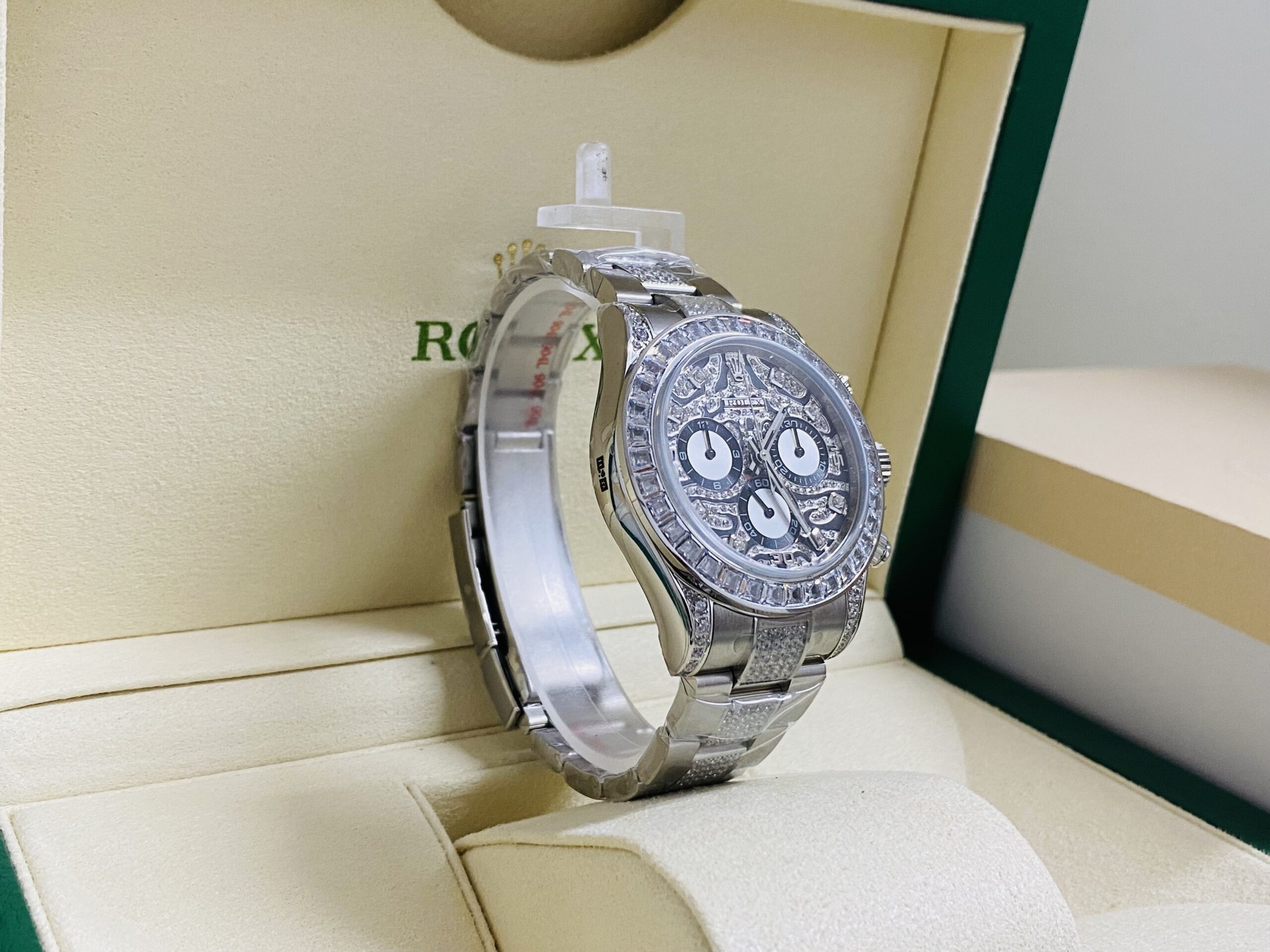 Rolex replica daytona Tiger 116599TBR white gold - immagine 4