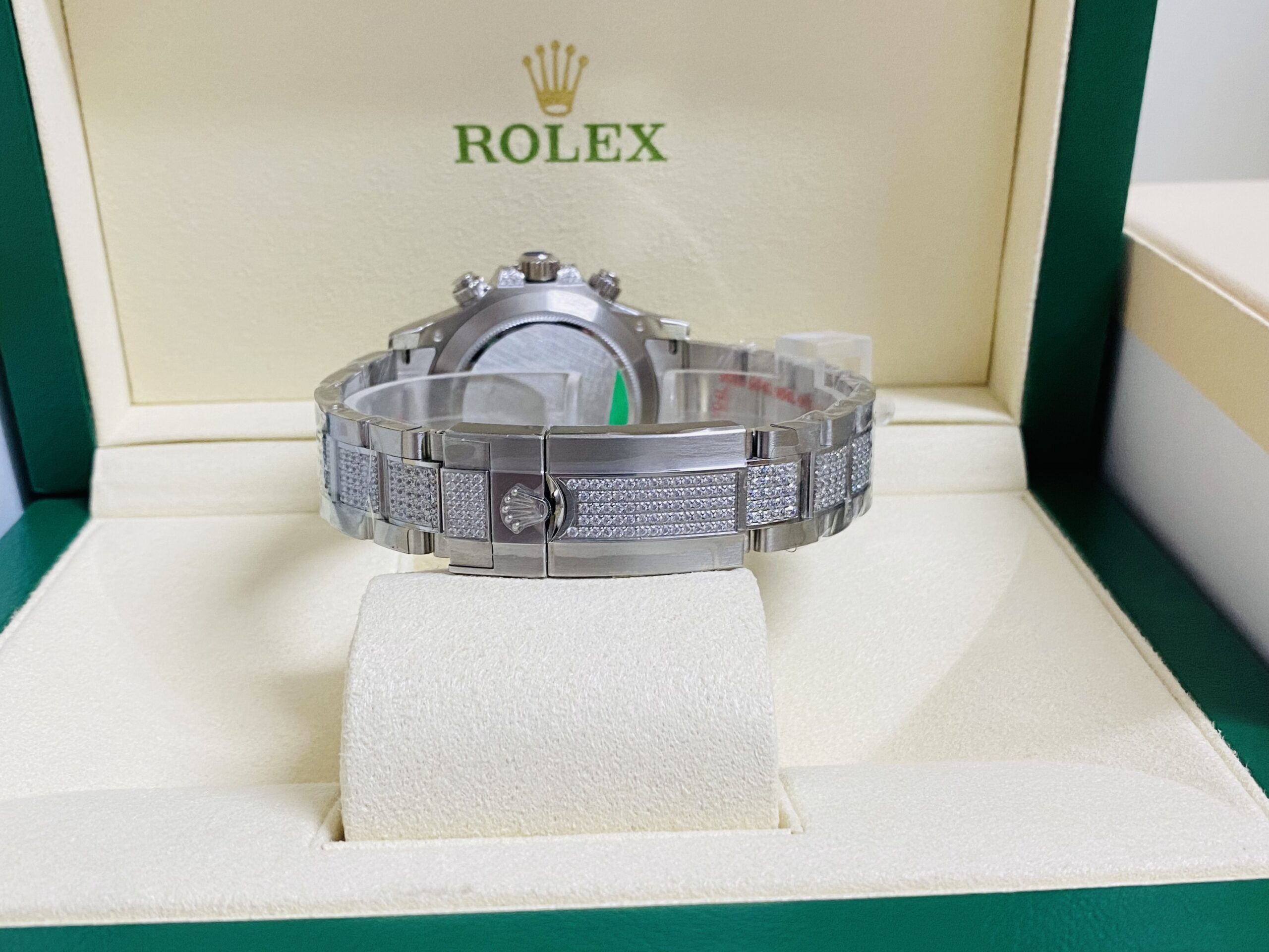 Rolex replica daytona Tiger 116599TBR white gold - immagine 6